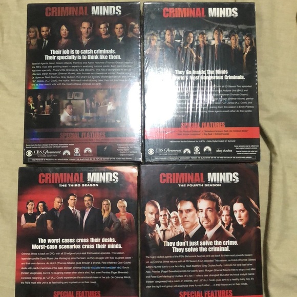 SEALED Criminal Minds Seasons 1-4 DVD Set. Never Opened - Picture 3 of 3